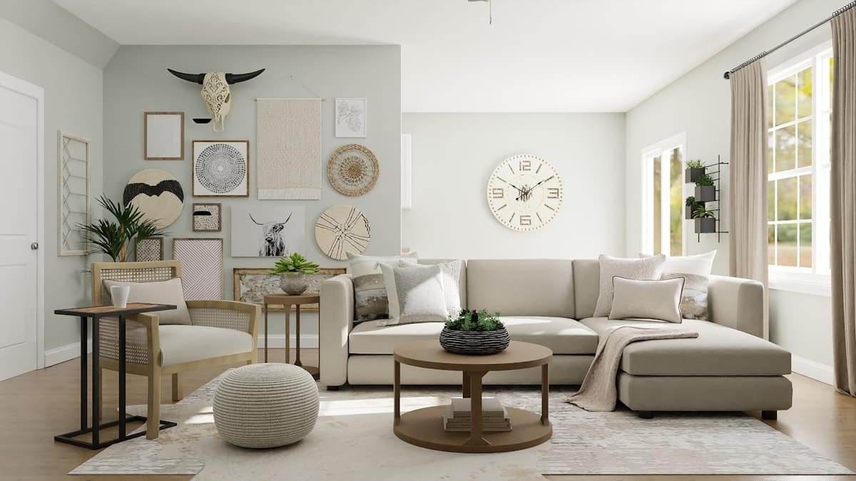 Détail d'un intérieur soigné et accueillant
